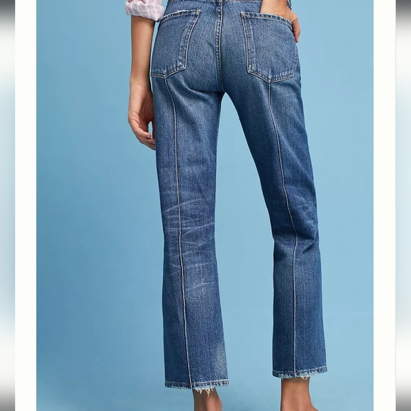 Citizens of humanity Gia ankle straight leg size 25 indigo blue pin tuck rigid - Picture 16 of 16